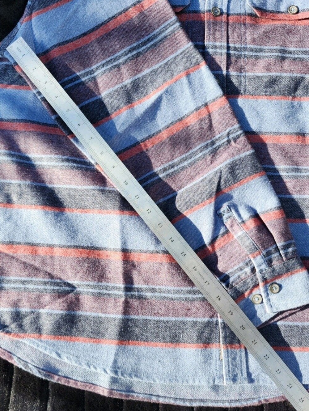 Royal Robbins Clouds Rest Hemp Long-Sleeve Shirt - Men's XXL 444 Sea Pacific Stp - Picture 7 of 11